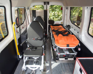 Krankentransport Innenansicht